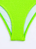 2026 Sexy Ring Link Monokini Swimsuit One Piece Solid One Shoulder Swimwear Women Bathers Bathing Swimming Swim Suit Female