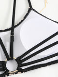 2025 Strappy Bikini Set Sexy Swimsuit Women Leopard Padded Swimwear Female Bathers Bathing Swimming Swim Suit Beachwear