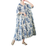 Long Dresses For Women Casual Summer Trendy Boho Style Pleated Cover Up Vestidos Daily Wear High Quality Elegant Maxi Dress