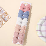 BABY BOWS 10Pcs/lot Candy Colorful Bowknot High Quality Cotton Printed Hair Clip Girls Kids Bangs Hairgripes Accessories
