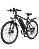 【1 Year Warranty】M26 Electric Bicycle 1000W Peak Motor 360WH Lithium Battery Electric Bike  26 Inch city E-bike UL2849