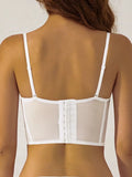 Women Sexy Lace Slim Fit Cami Top Low Cut floral Mesh Crop Tank Top Summer Y2K Going Out Top Embroidery