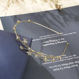 AWAYTR New Fashion Luxurious Snowflake Rhinestones Hairbands Sweet Flower Headband for Women Girl Hair Accessories