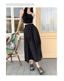 Versatile Knot Spring Summer F Skirt Ele Design Elastic Waist Skirt Sweet Aosphere Skirts For Ladies Fashion Women Skirts HSSZ
