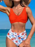 Printed Bikinis 2026 High Waist Swimsuit Women Sexy Swimwear Female Bathers Swimming Bathing Swimming Swim Suit Beachwear