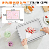 SucceBuy Fried Ice Cream Roll Machine Stainless Steel Rolled Maker