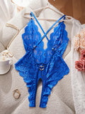 Women's Lace Bodysuit Comfortable Soft Stretch Fashion Casual One Piece Underwear Sleepwear