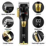 hair clipper professional high-end men's electric clipper with color metal body new hair clipper LED digital display