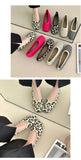 Leopard Color Square Toe Knitted Loafers Women Leisure Flat Shoes Soft Bottom Shallow Ballet Flats Casual Slip on Boat Shoes