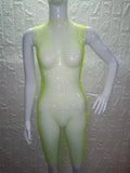 12 Colors New Sexy Mesh Diamond Crystal Turtleneck Dress Swimsuit Bikini Cover Up Nightclub Beach Cover Ups for Swimwear Women