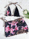 XS - L Two-side Wearable Reverside Bikini Women Swimwear Female Swimsuit Three-pieces Bikini Set Bathing Suit Swim Beachwear