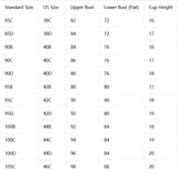 Floral Plus Size Women Bra Lace & Embroidery Push up Bra Comfort Thin Cup Underwire Support Lingerie Bra