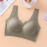 Push Up Bras For Women Seamless Underwear Breathable No Steel Ring Support Fitness Underwear With Pads Sexy Lingerie M-XXL