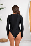 Long-sleeved Sunscreen Swimsuit European and American Split Surf Suit Cross-border Swimsuit Bikini Women's Bikini Wetsuit Set
