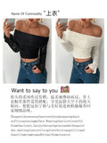 2025 autumn one-shoulder long-sleeved slim-fitting commuting inner top