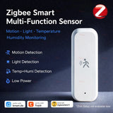 Zigbee 3.0 10G MmWave Human PIR Motion Sensor With Temperature Humidity Illuminance Monitor Support Tuya Smart Life Zigbee2MQT