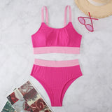 Strappy Bikinis 2026 Women High Waist Swimwear Female Sexy Swimsuit Solid Bathers Bathing Swimming Swim Suit Beachwear Summer