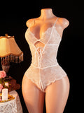 Erotic Sexy Lingerie Women Crotchless Sex Underwear Porn Babydoll Dress Hollow Hot Lace Sexy Bodysuit Lingerie Exotic Costume