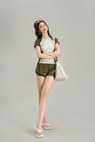 New Split Swimsuit for Women, Conservatively Concealed and Slimming, Swimming Pool Exclusive for Girls' Vacation Swimsuit