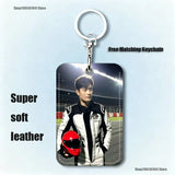 B-Byung H-Hun Lee Cartoon Card Keychain Anime Fashion Pendant Bag ID Door Card Case Bus Card Cute Adult