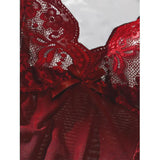 Summer Sleeping Skirt Sexy Lingerie Women See Through Sleepwear Thin Halter Nightdress And Thong Set Female Sexy Lace Nightgowns