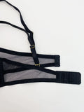 Sexy Lingerie European and American Style Corrugated Bra with Thin Upper and Thick Lower Padding, Side Breast Support, Soft Underwire, Small Chest, Anti-Gathering, Anti-Sagging, Lift-Up Bra