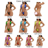 Shiny Sling Shot Bodysuit G-string Thongs Halter Bikini Jumpsuit Polyester Sexy Lingerie Comfy Fashion Hot New