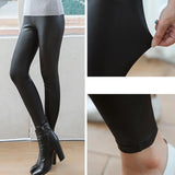 Skinny Pants Long Comfortable Bodycon Women Leggings Casual Trousers PU Leather Pants Female Sexy Lady Trousers