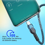 5A USB Type C Cable Wire For Samsung S10 S20 Xiaomi mi 11 Mobile Phone Fast Charging USB C Cable Type-C Charger  huawei Cables