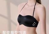 Vintage Multiway Bra Halter Neck Non-Slip Adhesive Bra for Small Bust Satin Backless Strapless Summer Lingerie UK S-XL MOYISU AB