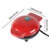 Waffle Mold Nonstick Electric Breakfast Maker Household Breakfast Electric Baking Pan for Quick Breakfasts Snacks and Desserts