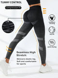 Women's Seamless Leggings - Tummy Control Gym Sports Yoga Pant with 4-Way Stretch Squat-Proof & Tummy Control Activewear Autumn