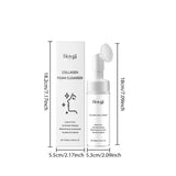 Collagen Facial Cleanser Mousse Deep Cleansing Skincare Controls Oil Moisturizing Firming Face Wash Foam Cleanser Skin Care