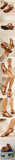 Vintage Square Toe Braided T-Strap Sandals Women Big Size 42 Sculptural Wedge Heel Ankle Wrap Summer Fashion Dress Sandals Shoes