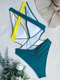 Scrunch Butt Swimsuits Deep V Neck Cross Backless One Piece Swimsuit Women Swimwear Female Monokini High Cut Bathing Suit Swim