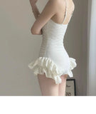 Cute and Conservative Swimsuit for Women, Covering The Belly and Slimming, Gathering Hot Spring Vacation, Fashionable Swimsuit