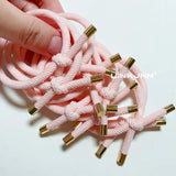 10PCS Women Elastic Hair Rubber Bands High Quality Girls Hair Bands Hair Scrunchies Gold Plated  Hair Accessories Hair Gum/Tie