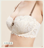 Full Bust French Lace Bralette Wireless Support for Women Plus Size Full Coverage T-Shirt Bra Anti Sagging Comfort MOYISU Sexy