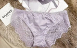 MOYISU Push Up Bra for Small Bust - French Chic Lace Bralette Set, Wireless Comfort Support Anti-Sag Underwear for Petite Women