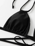 3 Pieces Thong Bikini 2026 Women With Skirt Trikini Swimwear Female Triangle Swimsuit Beach Wear Bathing Swimming Suit Summer