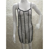 Luxury Bling Diamond Rhinestones Hollow Out Tunic Beach Cover Up Cover-ups Beach Dress Beach Wear Beachwear Female Women V4747SW