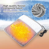 Winter Electric Foot Heating Pad USB Charging Soft Plush Washable Foot Warmer Heater Improve Sleeping Household Foot Warming Mat