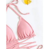 S - XL With Tassel Skirt Long Sleeve Bikini Women Swimwear Female Swimsuit Four-pieces Bikini set Bather Bathing Suit Swim V7060