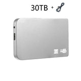 High-speed SSD 256TB USB 3.0 Enclosure Mobile Hard Drive Cases for SSD External Storage HDD Box With USB Cable ABS Tools