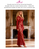 Plus Size Floral Lace Nightgown for Women Maxi Maternity Dress Big Size Beach Cover Up Swimwear Sheer Long Sleepwear Gown