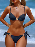 2026 Starfish Strappy String Thong Bikini Women Swimwear Female Sexy Swimsuit Solid Bathers Bathing Swimming Swim Suit Beachwear