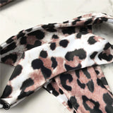 S - XL New Sexy Leopard Bikini Women Swimwear Female Swimsuit Two-Pieces Bikini Set Underwire Bather Bathing Suit Swim Wear V872