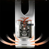 2025 New 18 inch Warm and Cold Floor Type purification Fan super long time, quiet, multi gear, safety and no fan blade design