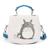 Cute Totoro Print Crossbody Bag Women PU Leather Handbag Casual Shoulder Bag For Shopping Daily Use & Perfect Gift For Anime Fan