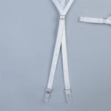 Toucheart Embroidery Floral Sexy Lingerie Panty Garters3PCS Skinny Plunge Patchwork See-through Romantic Private Interesting Set